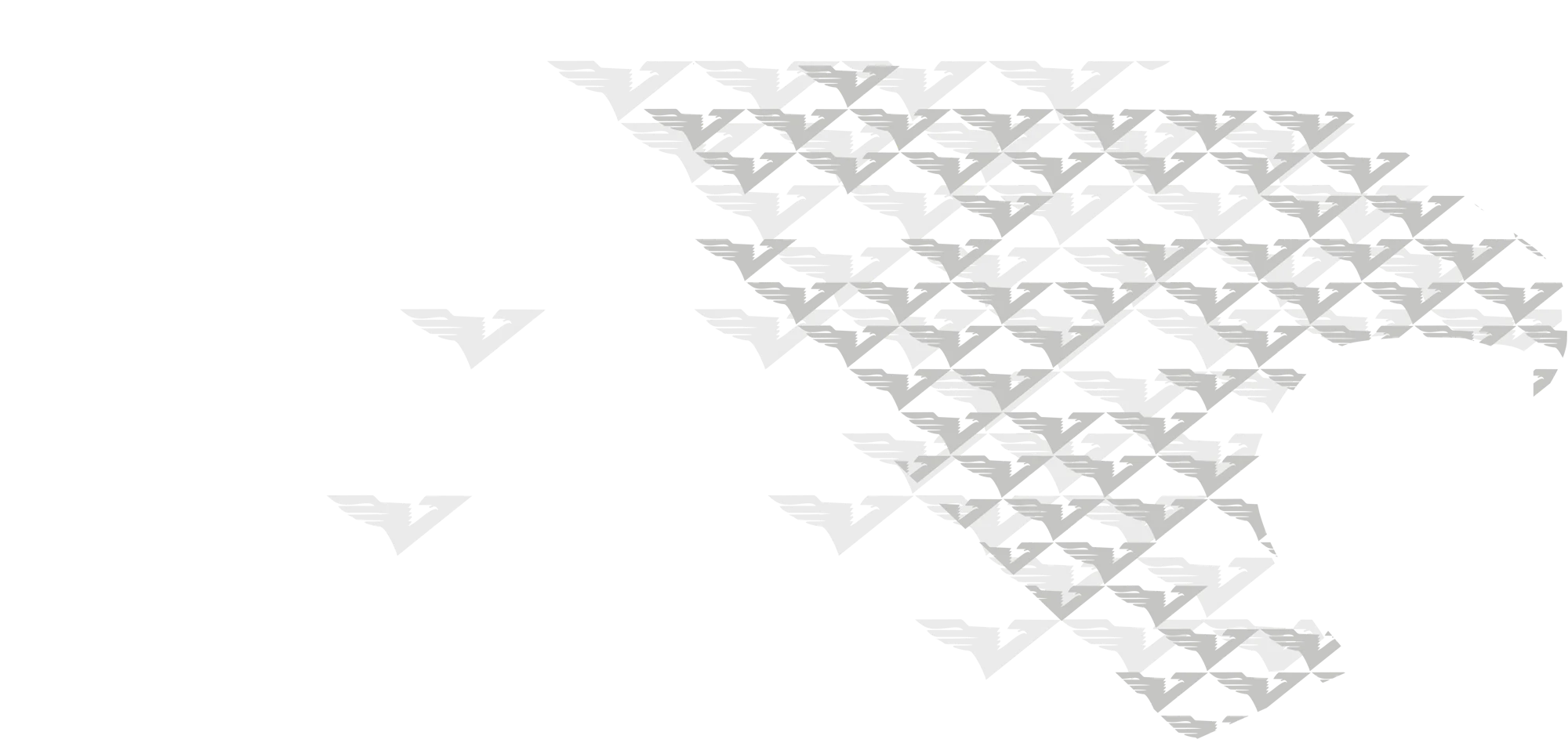 The Eagle Portland mark — a flock of eagle glyphs that assembles into a single larger eagle